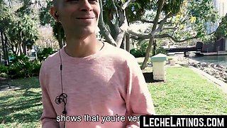 LecheLatinos.com - Straight Latino's POV debut with a raw, hard bareback bang