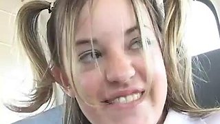 It Happend On The Field Trip: Blowjob, Blonde  Brunette Porn