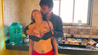 Indian Desi Bhabhi Savita Has Sex with Her Boss in Her Home