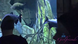Visit The Aquarium With Before Heading Home For A Bath And Some Masturbation With Jessica Rex And Atk Girlfriends
