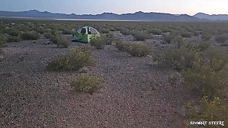Desert Camping Squirt Session
