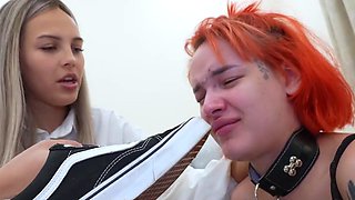 LICKING GIRLS FEET - Pamela - Message To The Slave'S