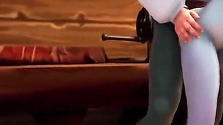 Elf Fucks Night Elf with a Blindfold in the Kitchen - Warcraft Porn Parody