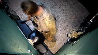 Sexy Brunette Changing BF in Glory Hole