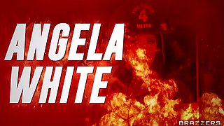 Angela White - Firefighter Angela's White Hot Squirting Fuckfest in HD - Angela white