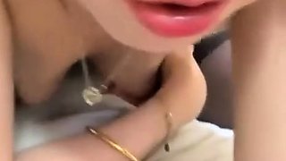 Extreme close up on her pussy taking toys