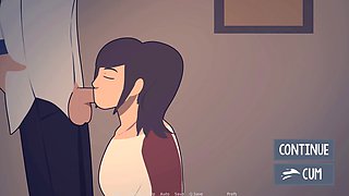 Bold girl gives head during her first encounter in the town exposé