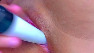 Indian Teen Wakes up with Wet Pink Pussy