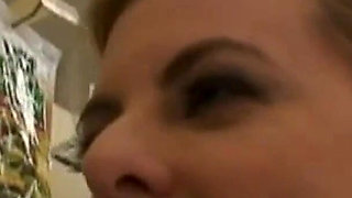 A Slutty Blonde Is Really Good at Deepthroating and Hardcore Fucking a Big Black Cock.