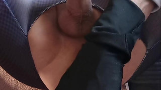 Spider sissy vs the big toys