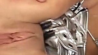 Nsatiable Blonde MILF Slut Gets All Holes Rammed and Filled by a Cock Horde