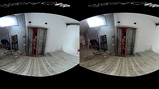 Silver Lining Secret - Busty Babe Class Striptease Solo