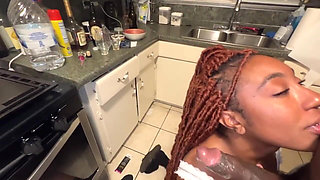 Babysitter Ass Fuck in the Kitchen Anal Queen