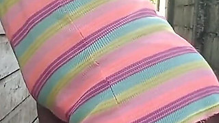 Striptease Squeezing My Boobs Fingering My Pussy Squirting Orgasm Outdoor