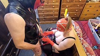 Pegging Time - Mistress Making Him Take the Full Cock up His Ass