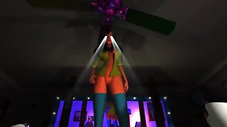 Horny Teen Brunette Gags On Big Cock In Hot 3D Cartoon Sex - Deep Throat & Cowgirl Fuck!