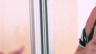Elderly Neighbour Body Swaps with Curvy Young MILF