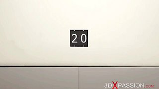 Big cock porn with admirable chick from 3DXPassion
