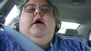 Nurse Vicki SSBBW Smoking in the Car