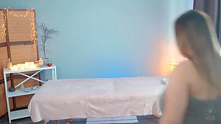 Intro Massage For Liza By Anna - Carley busty babe gets lesbian boob massage