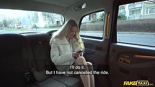 Fake taxi this hot german blondie uses her incrediable figure to pay for her rail