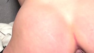My Cuck in Flat Chastity Watches Me Take Real BBC
