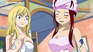 Fairy Tail Shower Foursome