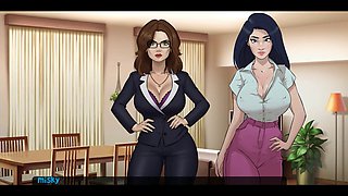 Animated hentai scene with a hot bra and exciting action