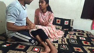 Desi Husband Rough Face Fucks Skinny Wife - Homemade Indian Sex
