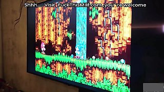 Delightful teen with nice boobies heart-stopping sex video