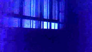 Cute amateur asian web cam girl playing with her toy