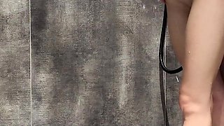 Step Daughter Takes Shower with Her Step Father