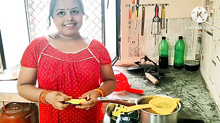 Hot Indian Bhabhi Fucked Hard in Kitchen - Hindi Dirty Talk & Big Cock Action