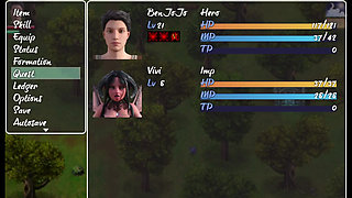 Busty Dwarf Goblin Rides a Big Dick