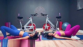 Reality Kings - Big butt Lesbians teens 18+ eat ass at the gym