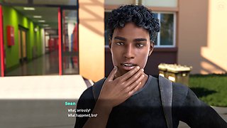 Visual novel, lingerie stocking, summertime saga