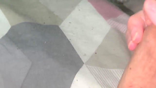 Girlfriend giving me a handjob