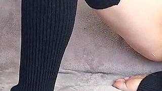 Hottie Tries on Dress and Masturbates