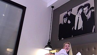 german petite schoolgirl at first time casting