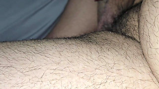 Step Son dick in erection get a handjob from step mom hand