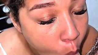 The Cleaning Girl Is Ready to Suck Cock and Show off Her Big Tits Full of Milk