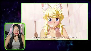 Furry animated sex game featuring wolf girl Priscy_Uwu gets hot and heavy