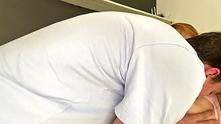 Stepdaughter's Slobbery Blowjob!