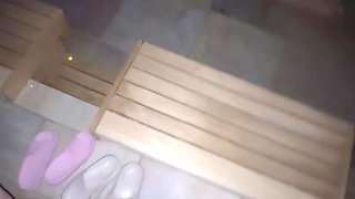 Public Sauna Thermal Baths Cinema Blowjob Doggy Taken From Behind Standing Hot Sweating Willing Couple Caught Alone