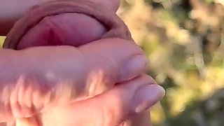 Caught Stroking in Public... She Helped Me Finish