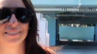 Latina Nena Colada Sucks Dick at Carwash