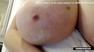 Busty Young Milf Soaks Tits In Milk