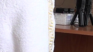 My Mature Neighbor Forgot to Close the Bedroom Window. a Chubby MILF with a Fat Ass in Panties, Big Tits Behind the Scenes Turns