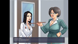 Milf professor strolls around college with a vibrator in her beaver