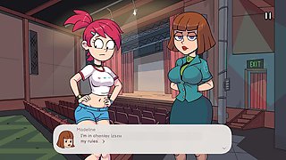Hentai action with sexy lingerie and cartoon anime fun